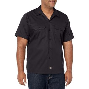 Dickies Men's Short-Sleeve Flex Work Shirt Slim Fit