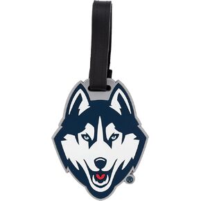 علامة الأمتعة جامعة كونيتيكت UConn علامات UConn Huskies حقيبة (علامة الأمتعة البلاستيكية - التصميم أ) in Saudi Arabia