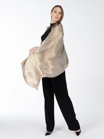 Envy Us شال وغطاء مسائي أنيق قزحي الألوان، وشاح صيفي، الباشمينا، وشاح الرأس in Kuwait