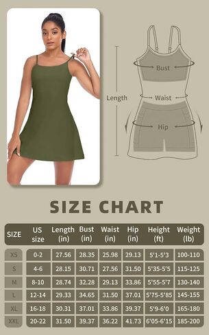 Womens Tennis Dress, with Adjustable Straps & Built-in Bra Athletic Golf Dresses for Women Workout Exercise in Kuwait