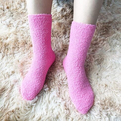 جوارب بيلوكسيز المنفوشة للنساء هدايا عيد الميلاد للنساء والفتيات جوارب مريحة غامضة للفتيات جوارب مريحة هدايا لأختها in Kuwait