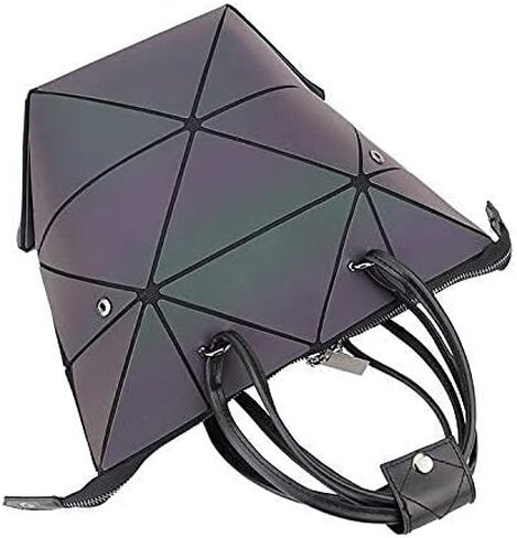 مجموعة من 3 حقائب نسائية هندسية مضيئة وحقائب يد ثلاثية الأبعاد مع محفظة من WUIOS in Kuwait