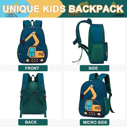 Toddler Backpack Boys Kids Preschool Kindergarten School Backpack Book Bag for Daycare Nursery Travel in Kuwait