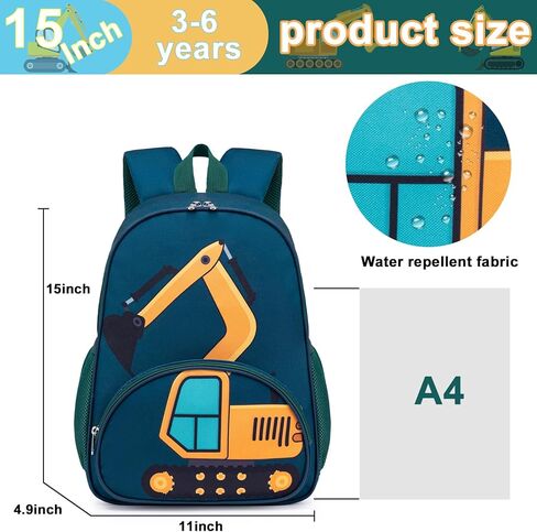 Toddler Backpack Boys Kids Preschool Kindergarten School Backpack Book Bag for Daycare Nursery Travel in Kuwait
