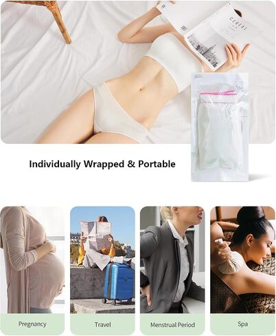 WAERTIUY Disposable Underwear for Women 100% Cotton Disposable Underwear for Travel White Women’s Disposable Panties 10 Packs in Saudi Arabia