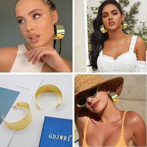 اقراط حلقية مطلية بالذهب للنساء من اكسسوارات الزفاف in Kuwait