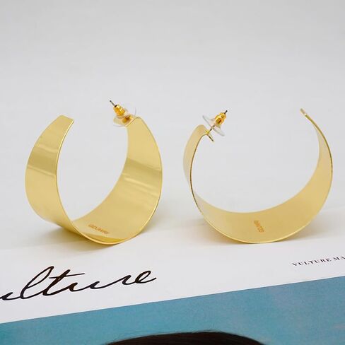 اقراط حلقية مطلية بالذهب للنساء من اكسسوارات الزفاف in Kuwait