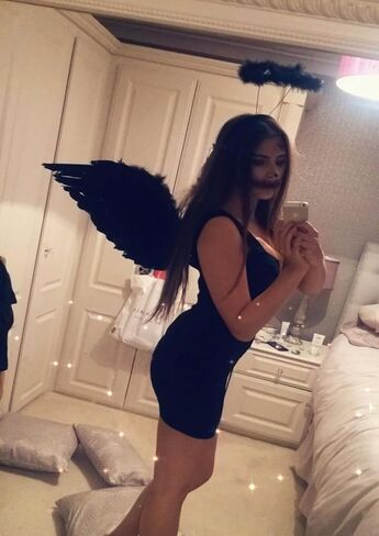 KROMPG أجنحة الملاك السوداء وأجنحة الهالة السوداء للبالغين أجنحة سوداء للنساء أجنحة سوداء للهالوين (متوسط) in Kuwait