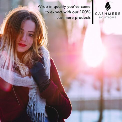 Cashmere Boutique: 100% Pure Cashmere Shawl (30 Colors, Size: 36" x 80") in Kuwait