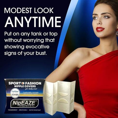 أغطية حلمات رياضية كاملة الحجم من NipEaze Fashion - دروع للحلمات، فطائر الحلمة لكل من الرجال والنساء، فطائر اللحم للاستعمال مرة واحدة in Kuwait