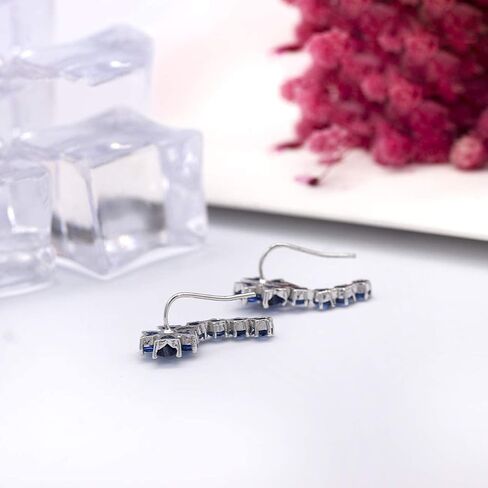 YOQUCOL Woman Flower Shape Cubic Zirconia Crystal Cuff Wrap Ear Vines Climbers Earrings Jewelry For Girls in Kuwait