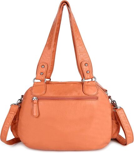 Angel Kiss Hobo Crossbody Purses for Women Shoulder Bag Multipocket Soft Hobo Purses Removable Strap Leather Handbags in Kuwait