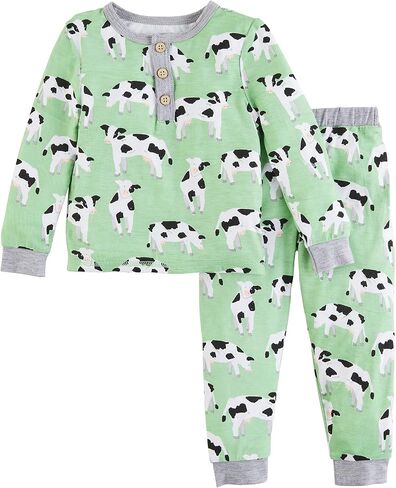 Mud Pie Boys Kids Cow Pajama Set in Saudi Arabia
