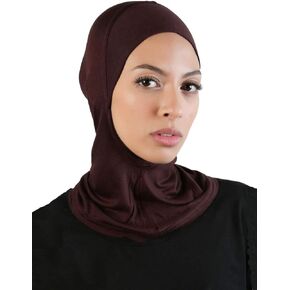 GERINLY الصلبة المرأة موسلين الحجاب الرياضة وشاح الرأس عادي تحت وشاح مسلمة عمامة قبعة وشاح هالوين التبعي