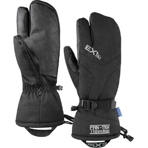 EXski Waterproof Winter 3-Finger Ski Gloves Warm Insulated Snow Mittens for Cold Weather Snowboard Snowmobile in Kuwait