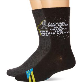 STAR WARS mens 2 Pack Crew Socks in Kuwait