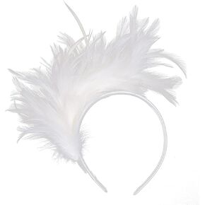 Fashion Hairband Feathers Headband Tea Party Cocktail Wedding Headpiece