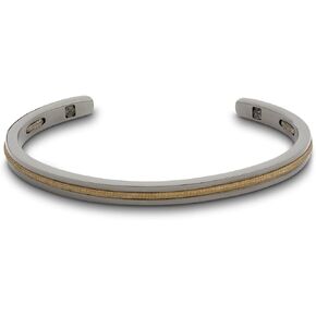 WearMe Pro Men's 3mm Cuff Bracelet with Rope Insert - Adjustable Size in Saudi Arabia