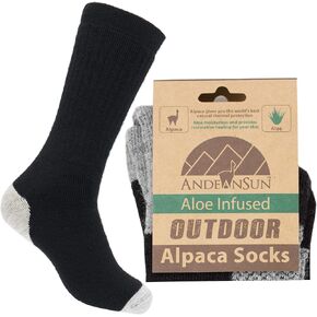 Darn Warm Anti-Smell Alpaca Socks - Best Natural Solution for Cold Feet - Perfect for Outdoor Activities