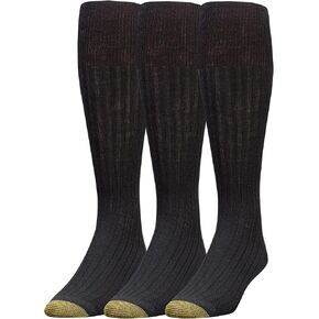 Gold Toe Men's Windsor Wool Over-The-Calf Dress Socks, 3-Pairs in Saudi Arabia