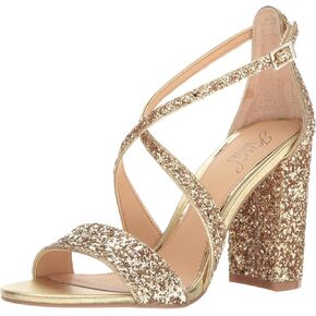 Jewel Badgley Mischka Cook Metallic Glitter Evening Shoe in Saudi Arabia