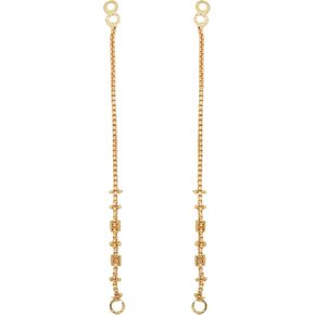 Jwellmart Women's Diva Collection Self Design Earrings Extensions/Support/Ear chains in Kuwait