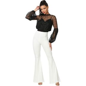 Cemi Ceri Women's High Waist Flare Pants in Saudi Arabia