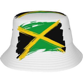Jamaica Flag Bucket Hat for Mens Womens Summer Sun Hat Abstract Fisherman Cap Outdoor Travel Sun Caps in Saudi Arabia