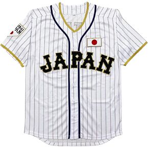 Men's Ohtani #16 Japan Hip Hop Short Sleeves Baseball Jerseys Stitched