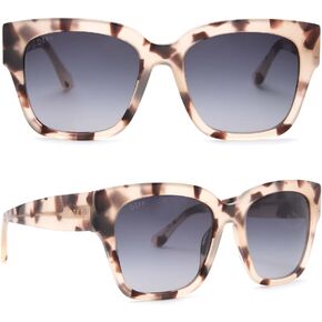 DIFF Bella II Oversized Square Sunglasses for Women UV400 Protection, Tortoise Frames
