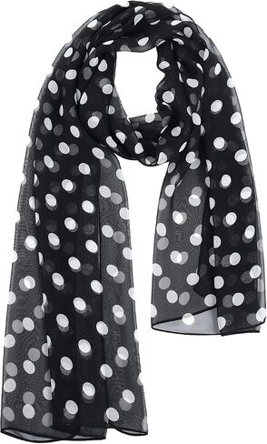 E-Clover Women Soft Floral Print Shawl Chiffon Sheer Scarf in Kuwait