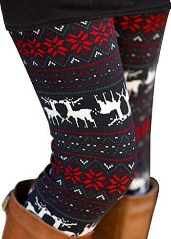 Uaderize Womens Ultra Soft Brushed Valentine Day Leggings Pants Ankle Length S-5XL in Kuwait