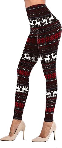 Uaderize Womens Ultra Soft Brushed Valentine Day Leggings Pants Ankle Length S-5XL in Kuwait