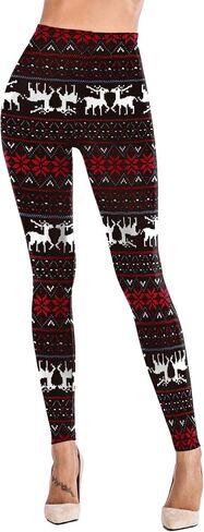 Uaderize Womens Ultra Soft Brushed Valentine Day Leggings Pants Ankle Length S-5XL in Kuwait