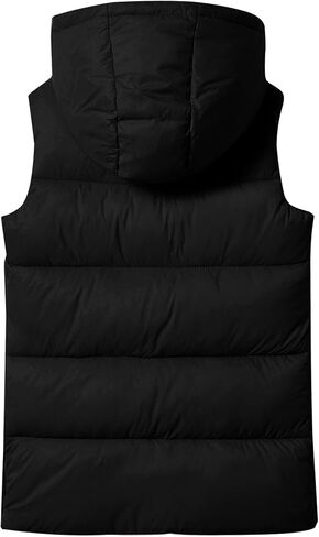 Meikulo Girls Lightweight Puffer Vest Casual Stand Collar Sleeveless Jacket Kids Hooded Quilted Gilet With Pockets in Kuwait