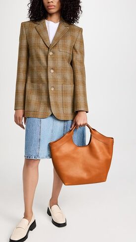 Madewell Women's The Sydney Cutout Tote in Leather in Kuwait