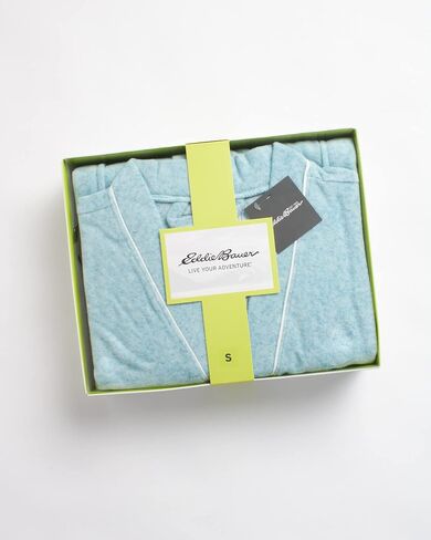 Eddie Bauer Women’s Pajama Set – 3 Piece Sleepwear Set - Bathrobe, T-Shirt, and Lounge Pants Set for Women (S-XXL) in Kuwait