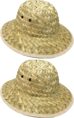 GiftExpress Adult Woven Safari Pith Hat 1 set of 2 in Saudi Arabia