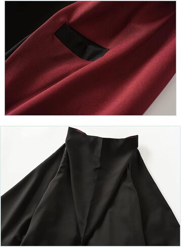 رداء الساحر للمراهقين البالغين، زي مدرسي ساحر للرجال والنساء، عباءة ساحرة بقلنسوة على طراز الكلية السحرية، رأس الهالوين، حفلة تنكرية للعب الأدوار (أخضر، مقاس XXL) in Kuwait