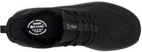 FitVille Men's Wide Walking Shoes Athletic Sneakers Lightweight Workout Slip-on Shoes for Hands Free - Cloud Strider V1 in Kuwait