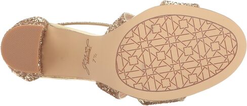 Jewel Badgley Mischka Cook Metallic Glitter Evening Shoe in Kuwait