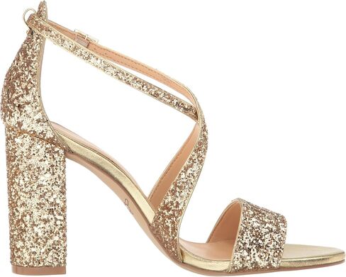 Jewel Badgley Mischka Cook Metallic Glitter Evening Shoe in Kuwait