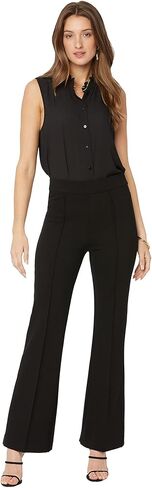 NYDJ Sculpt-Her Pull-On Ponte Flare Leg Pants Black XL 31 in Saudi Arabia