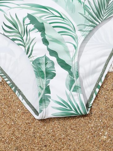 بدلة سباحة استوائية من قطعة واحدة للفتيات من WDIRARA وتنورة تغطية in Kuwait