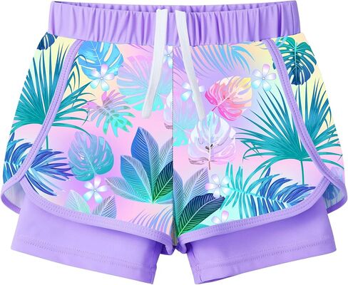 TFJH E 2 قطعة ملابس سباحة للفتيات بأكمام طويلة UV 50+ Rashguard Tankini مجموعة ملابس سباحة للأطفال بسحاب 3-12 سنة in Kuwait