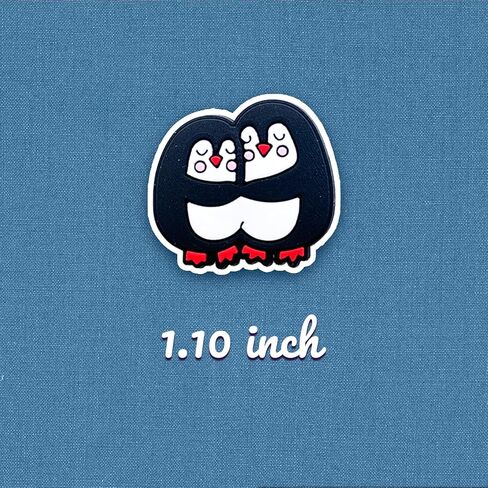 15 قطعة من تعليقات احذية البطريق لشبشب كروك كلوج مختلفة متطابقة للصنادل والاساور والمعصم، زينة لطيفة على شكل حيوانات للاطفال والبنات والاولاد، معدن غير ثمين، بدون احجار كريمة, معدن, بدون الأحجار in Kuwait