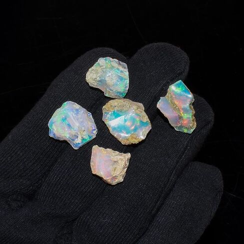 حجر اوبال اثيوبي طبيعي متنوع بجودة ايه بلس لصنع المجوهرات وتغليف الاسلاك والحرف اليدوية وخواتم الشفاء والكريستال والقلادات وهدية الزفاف in Kuwait