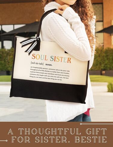 Gifts for Friends Female - Friend Gifts for Women Birthday, Birthday Gifts for Women Friendship - Friendship Gifts for Women Friends, Gifts for Best Friends, Bestie Gifts - Sister Gifts - Tote Bag in Kuwait