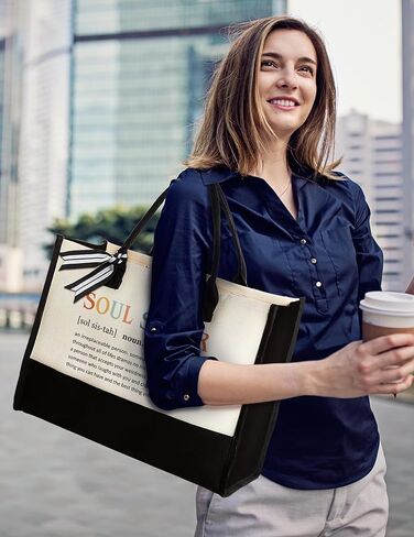 Gifts for Friends Female - Friend Gifts for Women Birthday, Birthday Gifts for Women Friendship - Friendship Gifts for Women Friends, Gifts for Best Friends, Bestie Gifts - Sister Gifts - Tote Bag in Kuwait