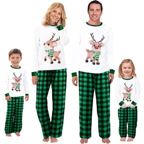 Christmas Pajamas for Family Matching Family Christmas Pajamas Set Pjs Holiday Xmas Family Jammies Sleepwear 2023 Xmas Gifts in Saudi Arabia